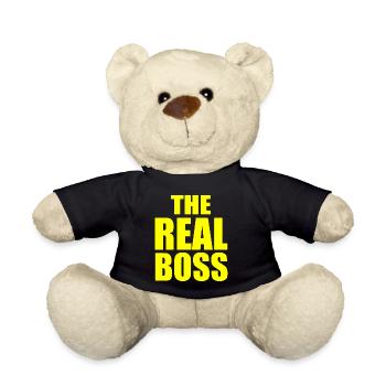 The real boss - Teddy Bear - black - Front