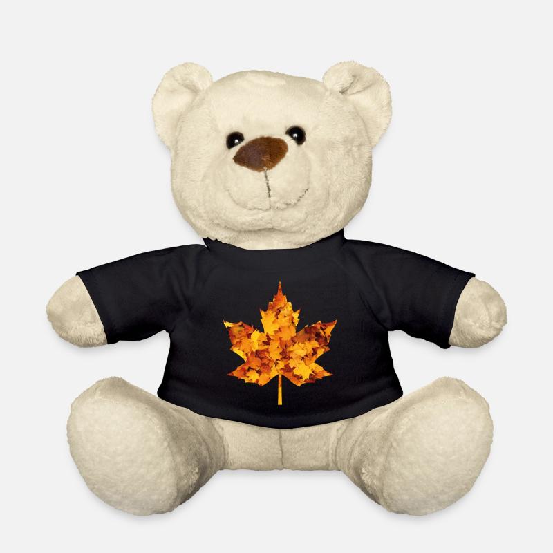 Feuille d’érable - Nounours - noir