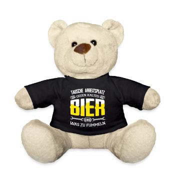 Tausche Arbeitsplatz gegen was zu fummeln - Teddy - Schwarz - Vorne