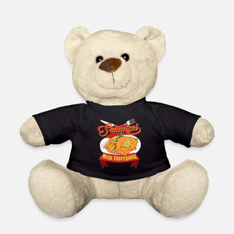 Schnitzel Mein Untergang Schnitzel mit Pommes - Teddy - Schwarz