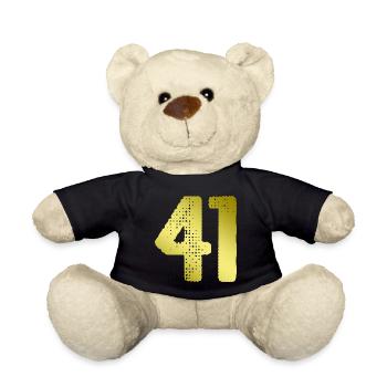 41 Maillot numéro - Nounours - noir - Devant