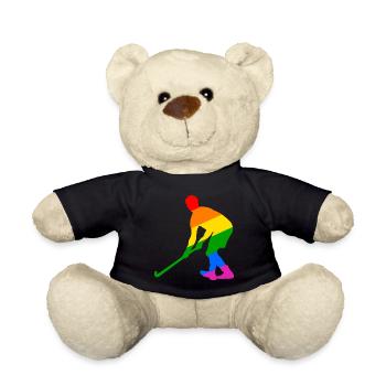 LGBTQ Feldhockeyspieler - Teddy - Schwarz - Vorne