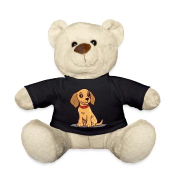 Conception de chien mignon pour les propriétaires de chiens - Nounours - noir - Devant