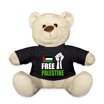 Free palestine - Nounours - noir - Devant