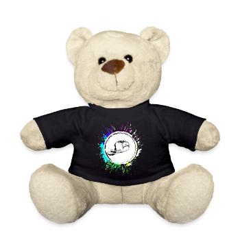 Bread Baking Baker - Teddy Bear - black - Front