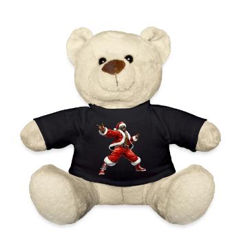 Rap Musik Weihnachten / Hip Hop - Teddy - Schwarz - Vorne