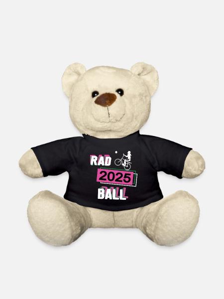 Radball 2025 Radballerin Radballspielerin Fahrrad - Teddy - Schwarz