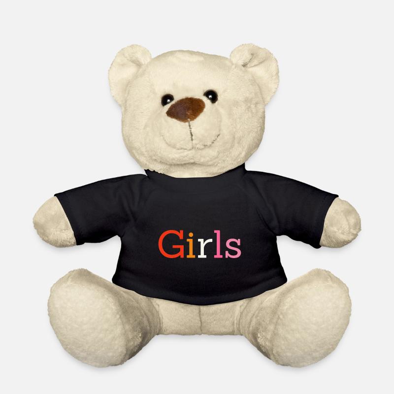 Girls lesbian pride colors - Teddy - Schwarz