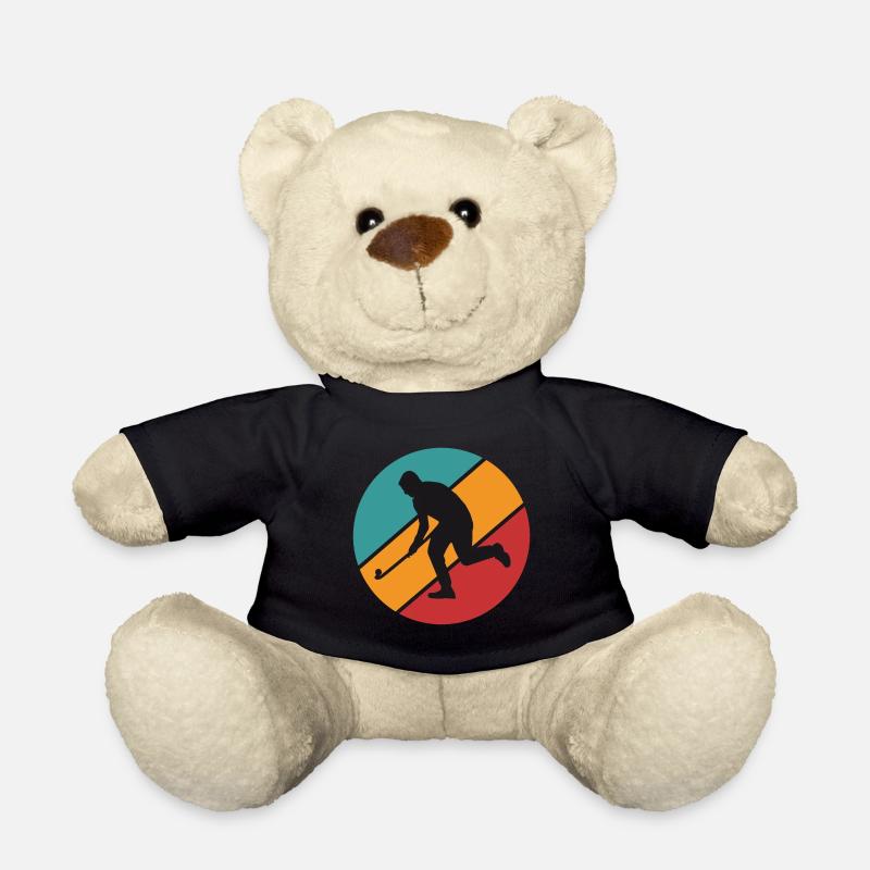 Hockeyspieler - Teddy - Schwarz