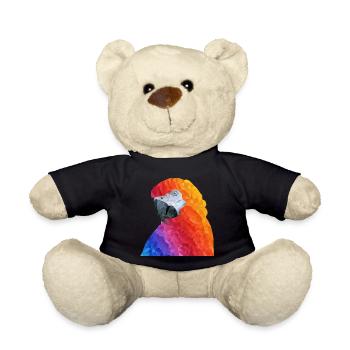 parrot - Teddy Bear - black - Front