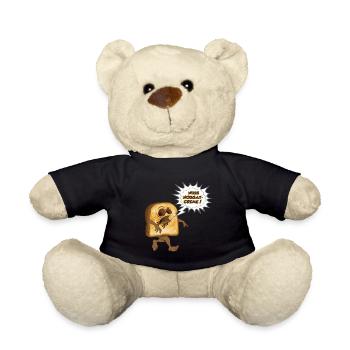 Toast als Zombie sucht Nuss Nougat Creme - Teddy - Schwarz - Vorne