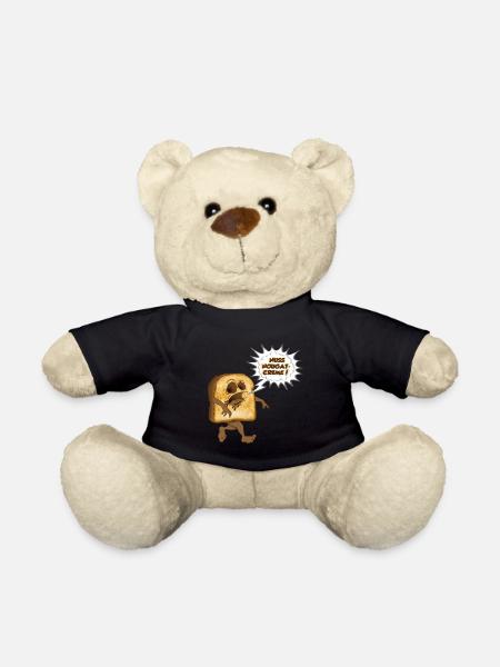 Toast als Zombie sucht Nuss Nougat Creme - Teddy - Schwarz