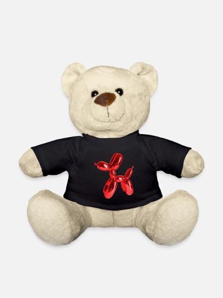 Ballon Rot Hund | Balloon Dog - Teddy - Schwarz
