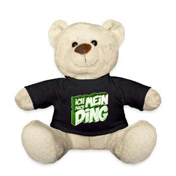 Ich mach mein Ding | Motivation Geschenkidee - Teddy - Schwarz - Vorne