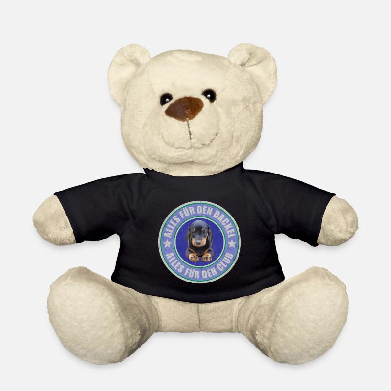 Dackel - Dachshund - Alles für den Dackel - Teddy - Schwarz
