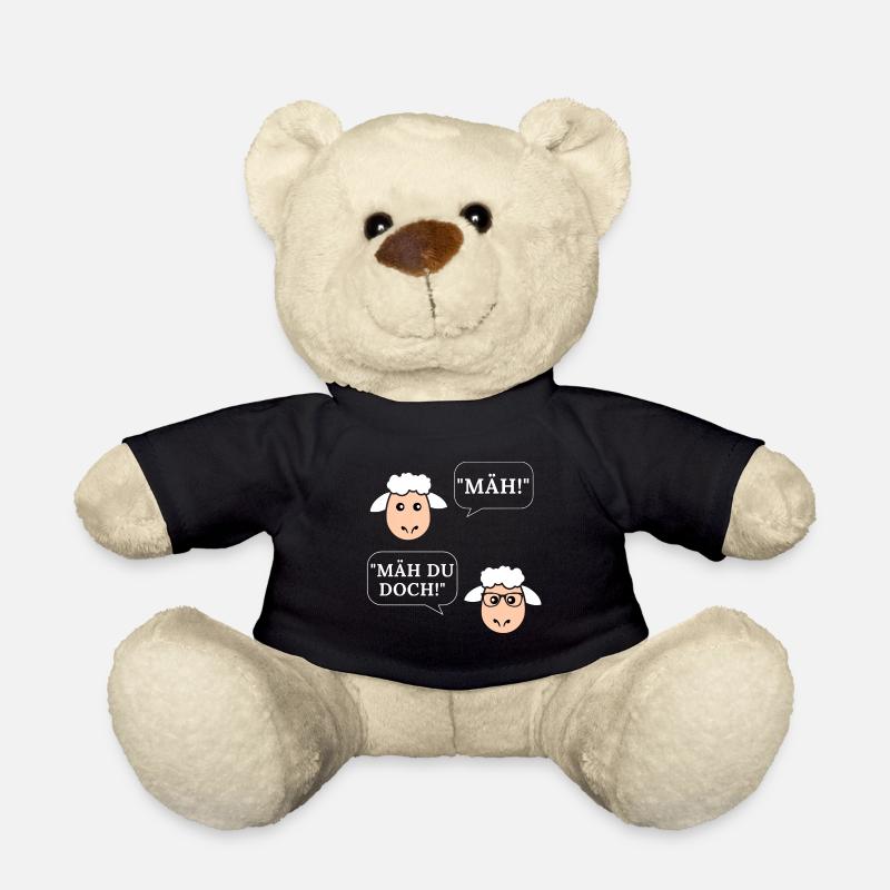 Lustige Unterhaltung MÄH Schafe Schaf mähen - Teddy - Schwarz