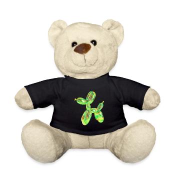 Ballon Bunt Hund | Hundeliebhaber Hundebesitzer - Teddy - Schwarz - Vorne