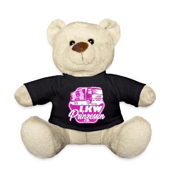 LKW Prinzessin Truck LKW Fahrerin - Teddy - Schwarz - Vorne