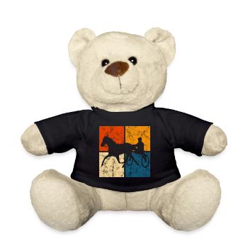 Trabrennen Pferd Pferde Trabrennsport Pferderennen - Teddy - Schwarz - Vorne
