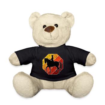 Dressage Équitation Cavaliers de dressage Équitation Équitation - Nounours - noir - Devant