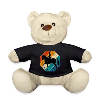 Dressage Équitation Cavaliers de dressage Équitation Équitation - Nounours - noir - Devant
