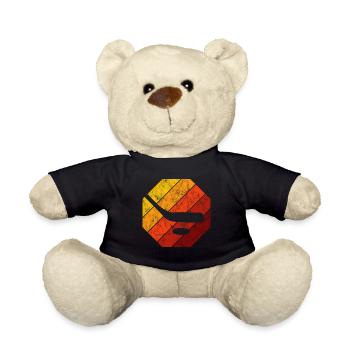 Hockey Hockey Sur Glace Rétro Patins Puck Ice - Nounours - noir - Devant