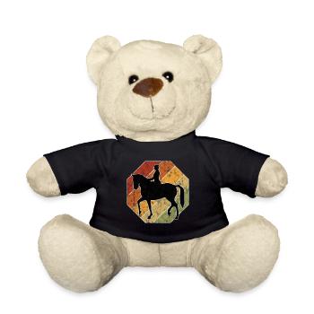 Dressage Équitation Cavaliers de dressage Équitation Équitation - Nounours - noir - Devant