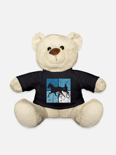 Trotteur trotter dans un style rétro ou vintage - Nounours - noir