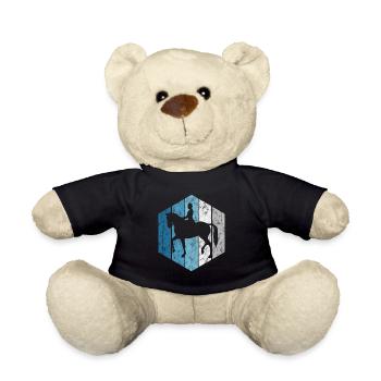 Dressur Dressurreiten Dressurreiter Reiten Pferd - Teddy - Schwarz - Vorne