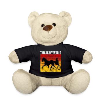 Ceci est mon World Trotting Races Retro - Nounours - noir - Devant