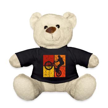 BMX Vélo Vélo Rétro Cadeau Vélo Motocross - Nounours - noir - Devant