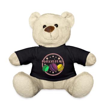 Konditor Kekse Makronen Dessert Italien Spruch - Teddy - Schwarz - Vorne