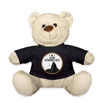 Alpenbezwinger 2023 Alpenüberquerung Finisher - Teddy - Schwarz - Vorne