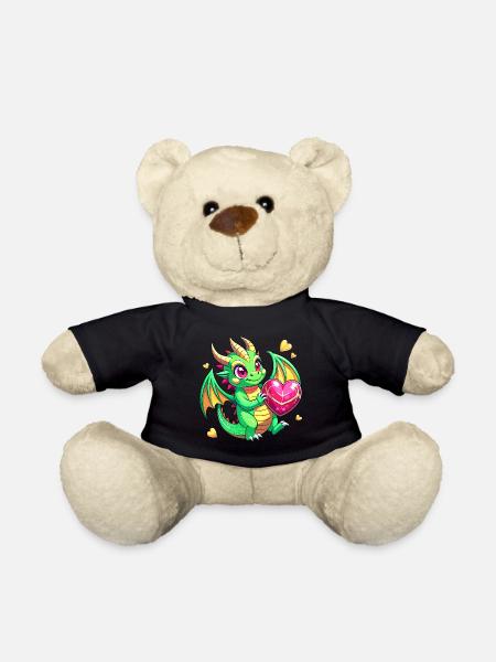 Dragon coloré - Nounours - noir