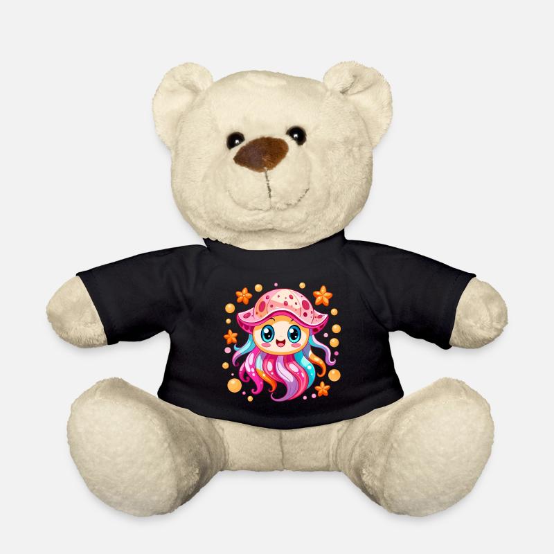 Méduse mignonne - Nounours - noir