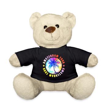 Visite d’Amsterdam colorée - Nounours - noir - Devant