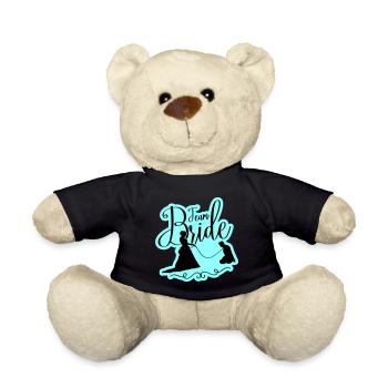 Team Braut Hochzeit Junggesellinnen - Teddy - Schwarz - Vorne