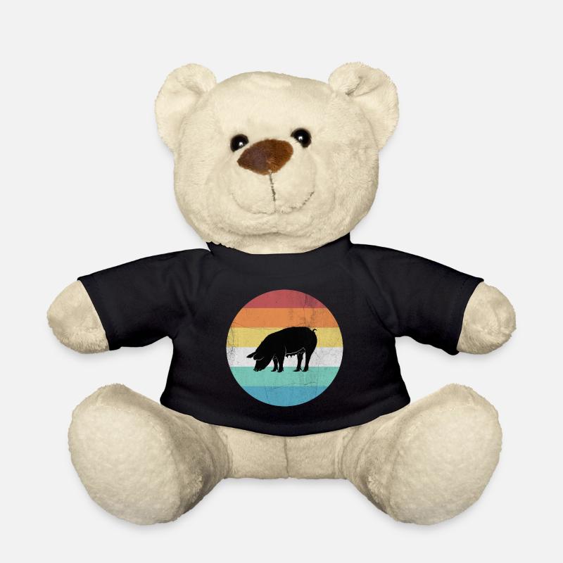 Schwein - Teddy - Schwarz