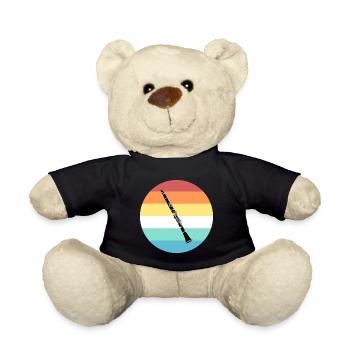 clarinet - Teddy Bear - black - Front