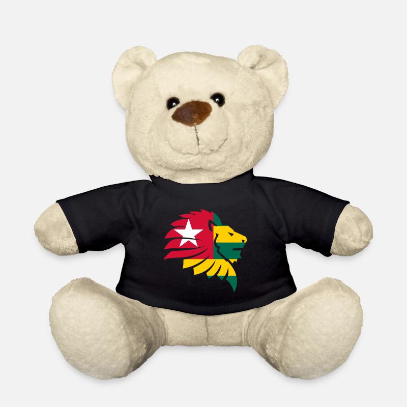 Togo Flagge Afrika Cabrais Kabure Ewe Geschenk - Teddy - Schwarz
