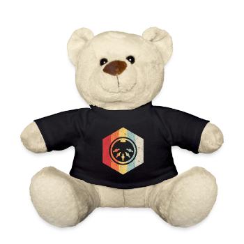 Synthesizer Music keyboard Musician - Teddy Bear - black - Front