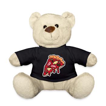 pizza pizzaiolo - Nounours - noir - Devant