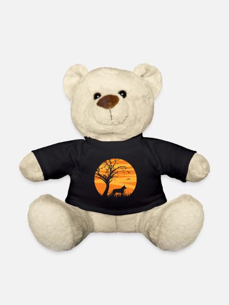Berger Picard Sonnenaufgang Halloween Silhouette - Teddy - Schwarz