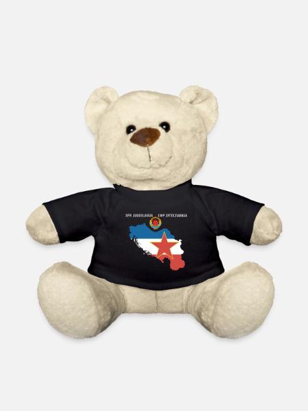 Yugoslavia SFRJ Jugo Kosovo Geschenk Tito - Teddy - Schwarz