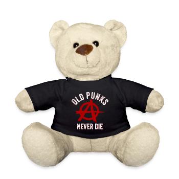 Old Punks Never Die - Vintage Punk - Nounours - noir - Devant