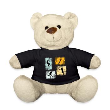 Freestyle-Roller - Teddy - Schwarz - Vorne