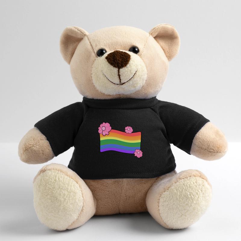 lgbt drapeau fleurs amour arc-en-ciel Nounours