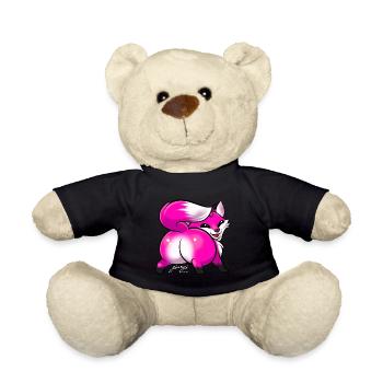Twerk Fox Lumière rose - Nounours - noir - Devant