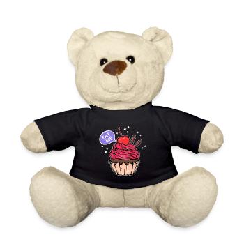 Sweets Statement Cupcake Cuisson Snacking - Nounours - noir - Devant