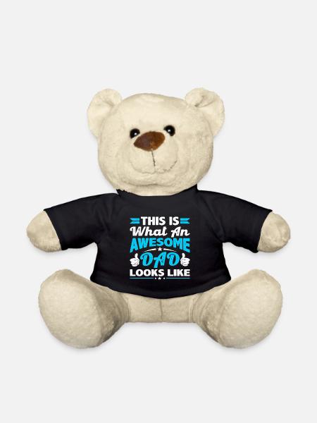 Awesome Dad Looks Like - Teddy Bear - black